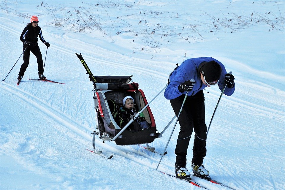 Skier dans les Vosges avec un bébé : Les solutions